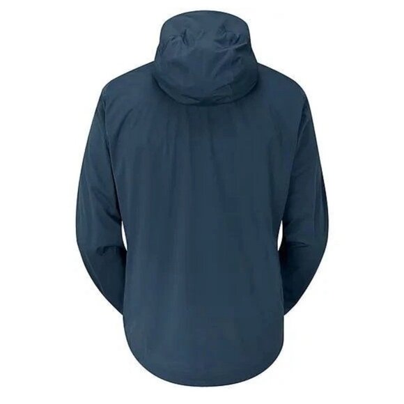 RAB KINETIC 2.0 WATERPROOF JACKET Mens Size XL Hooded Zip Pockets Coat - Picture 9 of 14